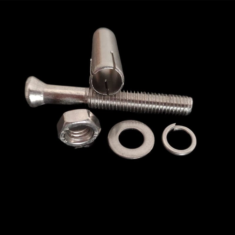Ebonee Stainless Steel Expansion Bolts M8x60mm External Hex Expansion Bolt (5 Pack) - Image 5